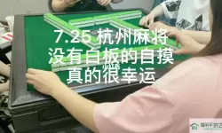 杭州麻将的所有胡法 麻将的13种胡法图