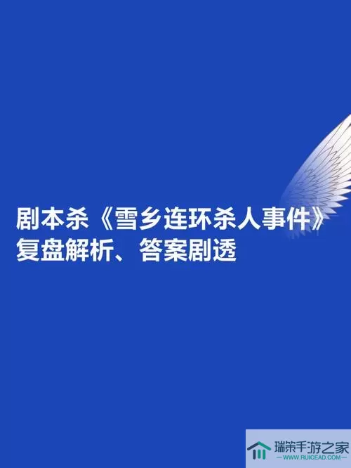 《百变大侦探》S市连环杀人案背后的真相解析