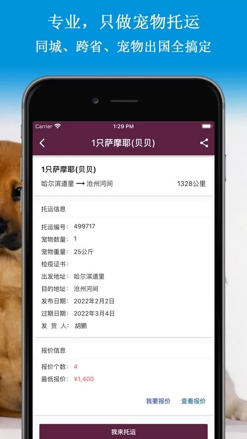 宠物托运下载正版