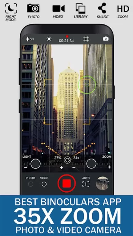 Binoculars 35x zoom Night Mode (Photo and Video)官网版手机下载