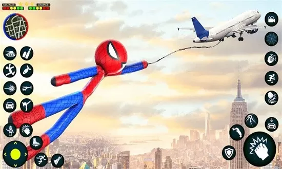 StickMan Rope Hero Spider Game下载手机版免费下载